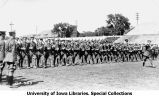Governor's Day on Iowa Field, pass and review, The University of Iowa, May 22, 1926