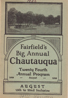 1928 Fairfield Chautauqua program