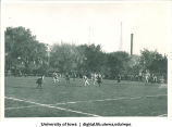 Field hockey game on Union Field, The University of Iowa, 1940s