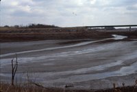 Receding river