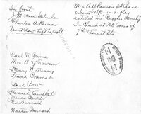 Mrs. AL Rawson Sunday School  Class circa 1890
