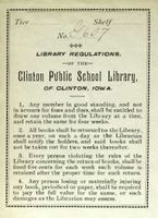 Clinton Public School Library bookplate