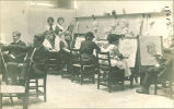 Art students drawing, The University of Iowa, 1910s