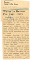 Waves in review for Capt. Davis