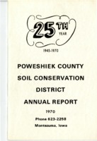 1970 Poweshiek County Soil and Water Conservation District Annual Report 