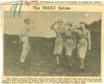 WAAC salute