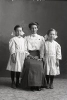 Woman with two girls