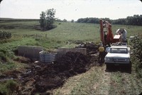 Duncan farm installs an aluminum toewall.
