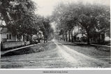 Looking east on 3rd Avenue, 1896; Oskaloosa, Iowa; Mahaska County