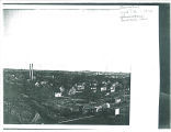Observatory (lower right hand corner) near Field House looking west, The University of Iowa, 1930