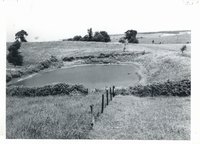 Mina Guyer farm pond, 1957