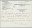 Letter from Carver to Hanson, February 16, 1927