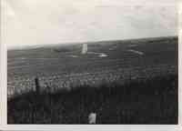 Contoured Land in back of fence in Plymouth County, Iowa