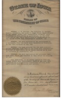 Iowa Secretary of State: Certificate of Formation - 1944.