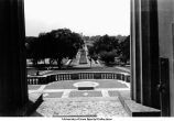 Old Capitol west terrace, The University of Iowa, July 1933