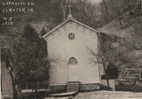 St. Mary's Catholic Church in Clayton, Iowa -1914