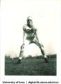 Iowa football player William Diehl, The University of Iowa, 1940s
