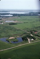 Aerial Photo of Chet Miller's Farmland.