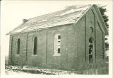 Danforth Chapel before moving to campus and construction, The University of Iowa, Jun. 30, 1950