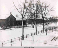 Sunday morning bound for church, Middle Amana, Iowa, 1918
