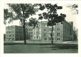 Main entrance to the Medical Laboratories, the University of Iowa, circa 1928