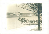 East-facing side of the Art Building as seen from other bank of the Iowa River, The University of Iowa, 1930s