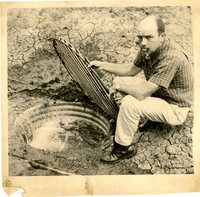 Man and drain