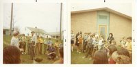 Sacred Heart grade school tree planting, 1971