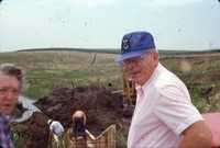Alfred Parcel structure site during construction.