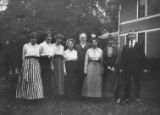 Pammel family at their home on Duff Avenue in Ames, Iowa
