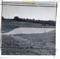 Justin Hingtgen farm pond, 1963