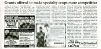 Grants offered to make specialty crops more competitive 
