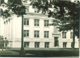 East side of University Hall, the University of Iowa, 1960s?