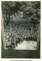 Crowd gathered for induction ceremony, The University of Iowa, September 28, 1927