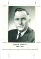 John H. Randall, College of Medicine Dept. of Obstetrics and Gynecology chairman, The University of Iowa, 1950s