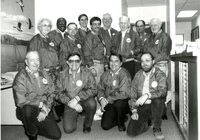 1994 Office staff  wearing matching jackets