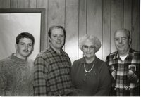 1993  Employees Drew DeLang, Larry Jones, Dorothy Davis, and John Horan