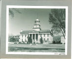 Old Capitol west facade and portico, the University of Iowa, 1948