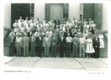 Physicists on steps of Old Capitol, The University of Iowa, June 19, 1959