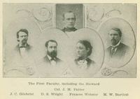 Cover Page: First Faculty at Normal School (UNI)