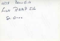 1979 Photograph Collection Of Fisk Ramp Site,