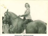 Horseback riding, The University of Iowa, 1950s