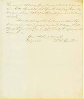 31. Gen. Samuel R. Curtis to Lincoln on cotton speculation allegations against Curtis