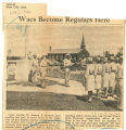 Wacs become regulars here