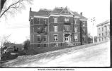 Old Science Hall in new location, The University of Iowa, 1900s