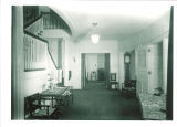 Entrance hall in President's residence, The University of Iowa, April 25, 1948