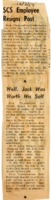 1959 - SCS Employee resigns post