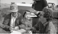 People  on tour study information given to them