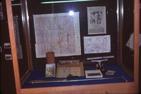 Fifty Years of Conservation in Cherokee County display case at the Sanford Museum.