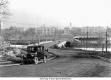 Pentacrest view, Iowa City, Iowa, 1925